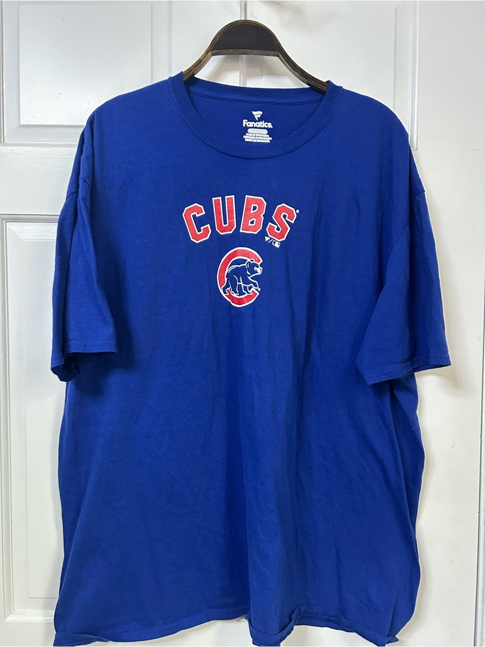 Fanatics Royal Blue Chicago Cubs Logo Tee